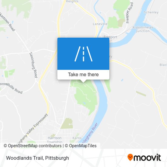 Woodlands Trail map
