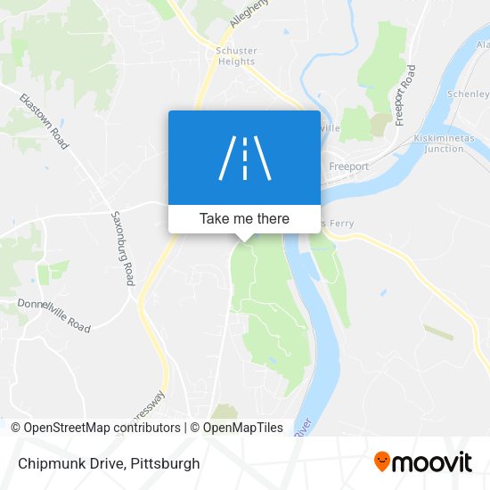 Chipmunk Drive map