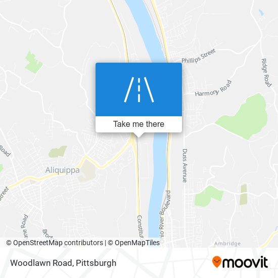 Mapa de Woodlawn Road