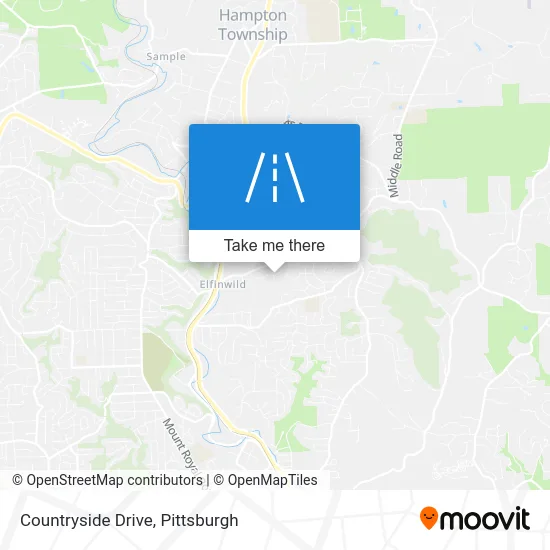 Countryside Drive map