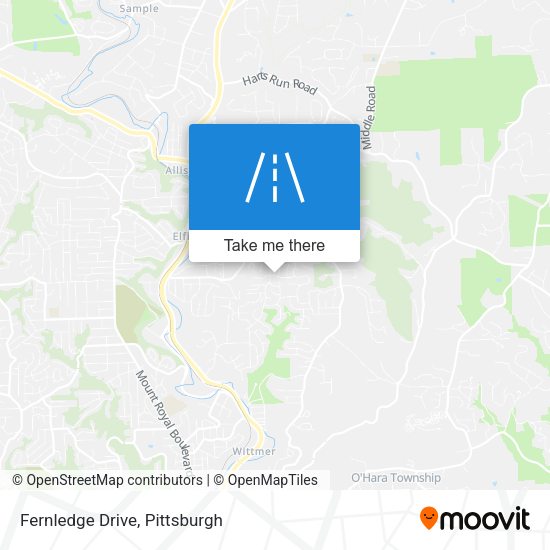 Fernledge Drive map