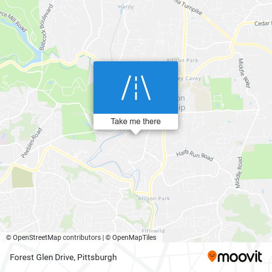 Mapa de Forest Glen Drive