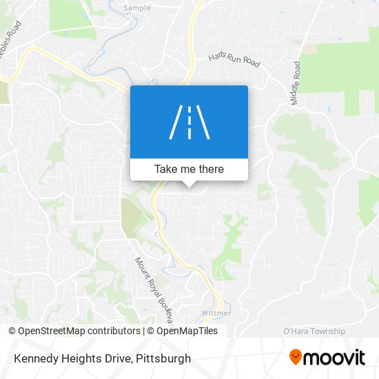 Kennedy Heights Drive map