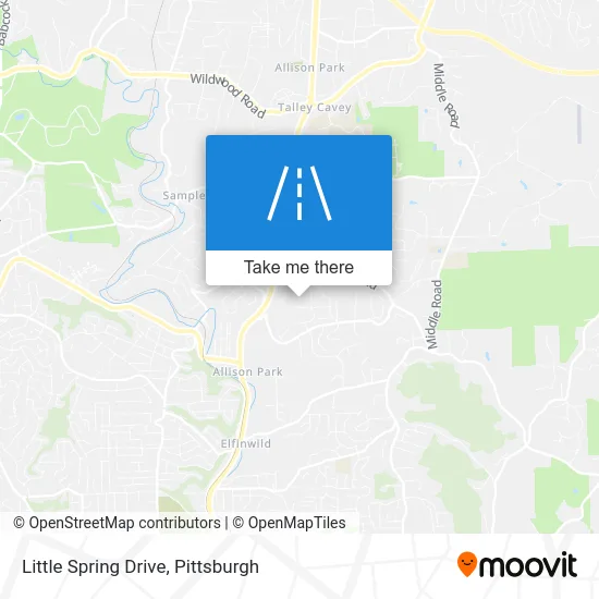 Little Spring Drive map