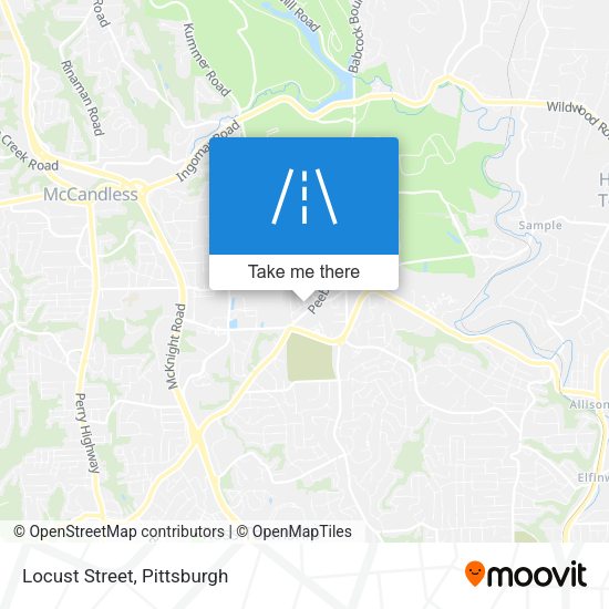 Mapa de Locust Street