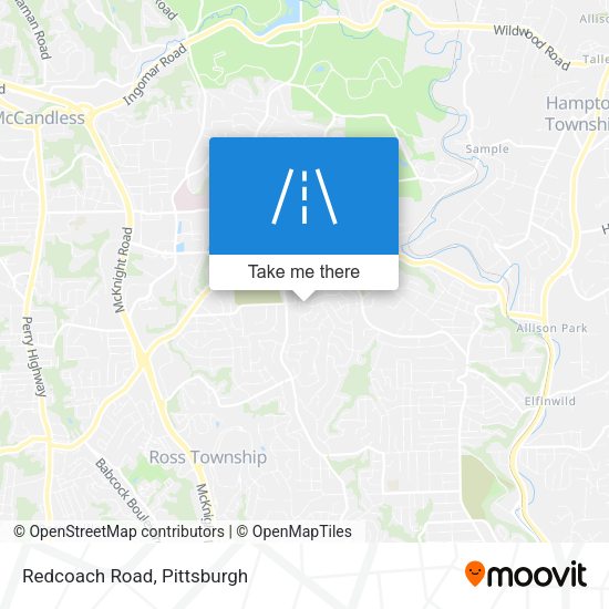 Mapa de Redcoach Road