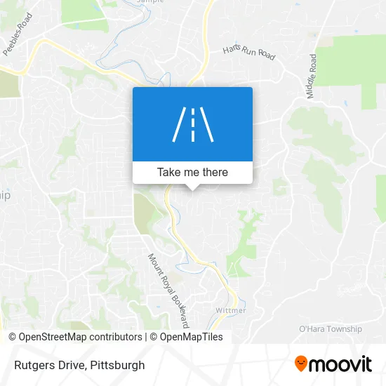 Rutgers Drive map