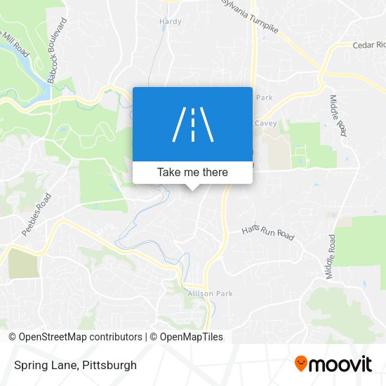 Mapa de Spring Lane