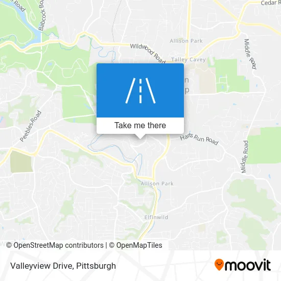Valleyview Drive map