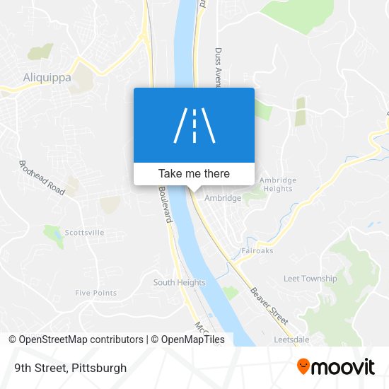 Mapa de 9th Street