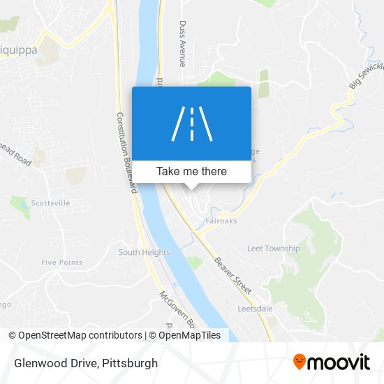 Mapa de Glenwood Drive