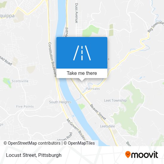 Mapa de Locust Street