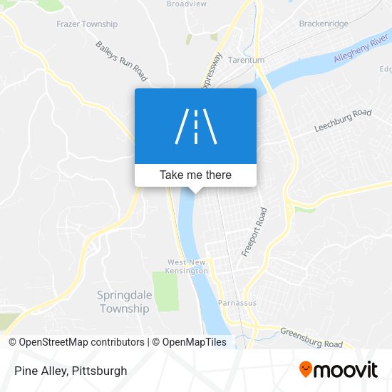 Mapa de Pine Alley