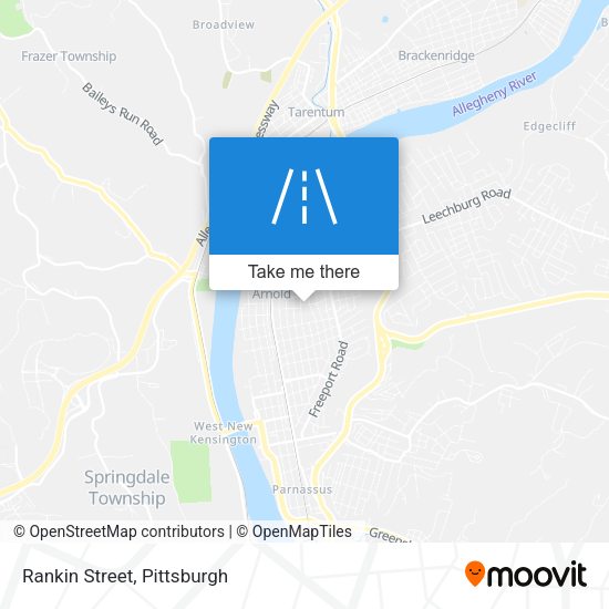 Mapa de Rankin Street
