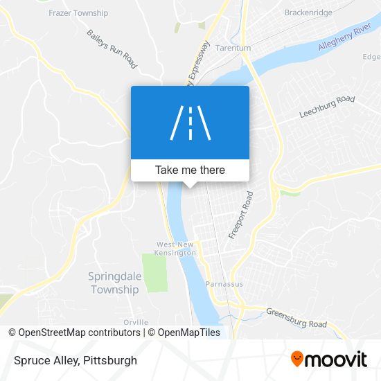 Mapa de Spruce Alley
