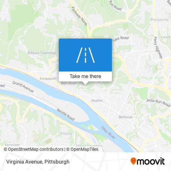 Mapa de Virginia Avenue