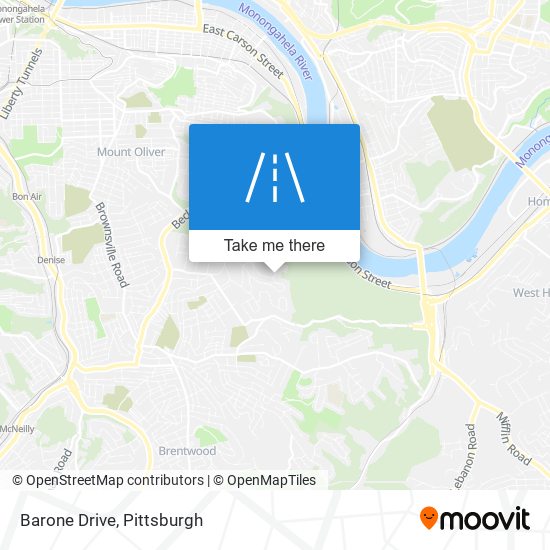 Barone Drive map