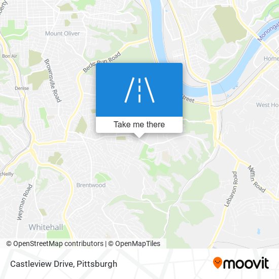 Castleview Drive map