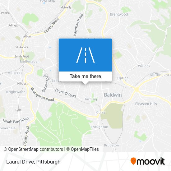 Mapa de Laurel Drive