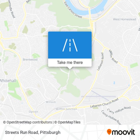 Streets Run Road map