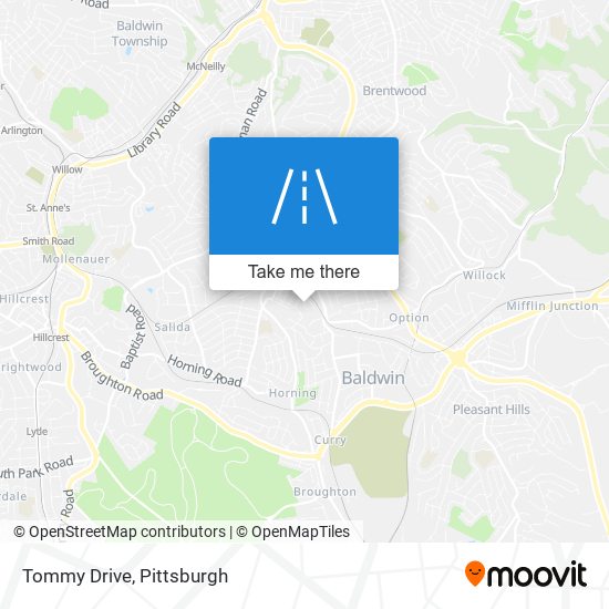 Tommy Drive map