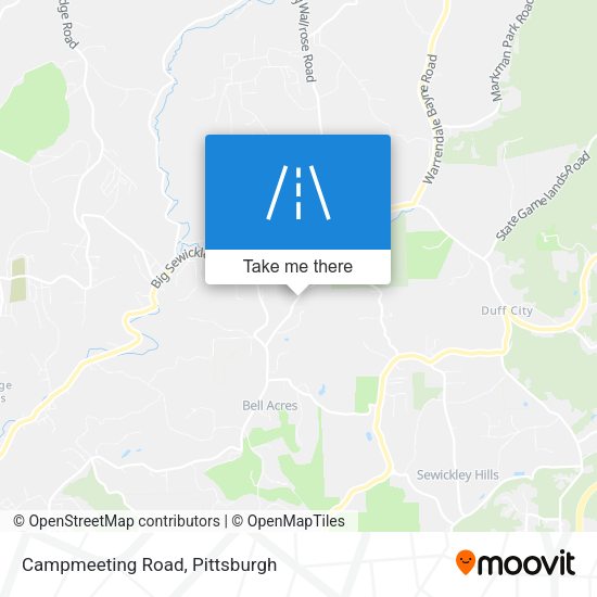 Mapa de Campmeeting Road