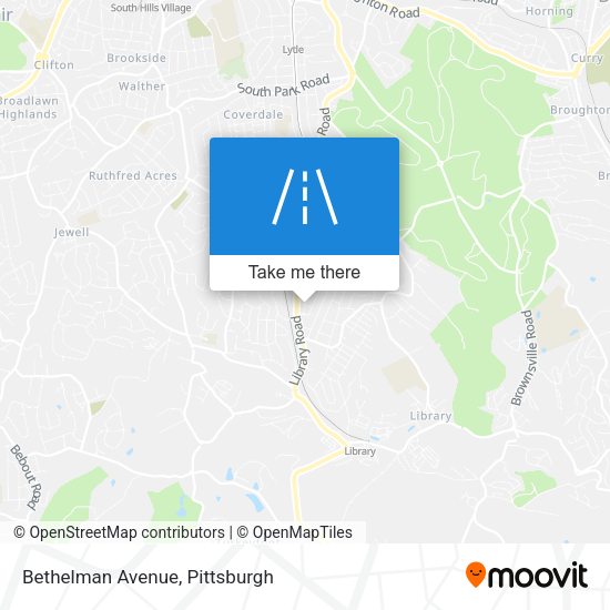 Bethelman Avenue map