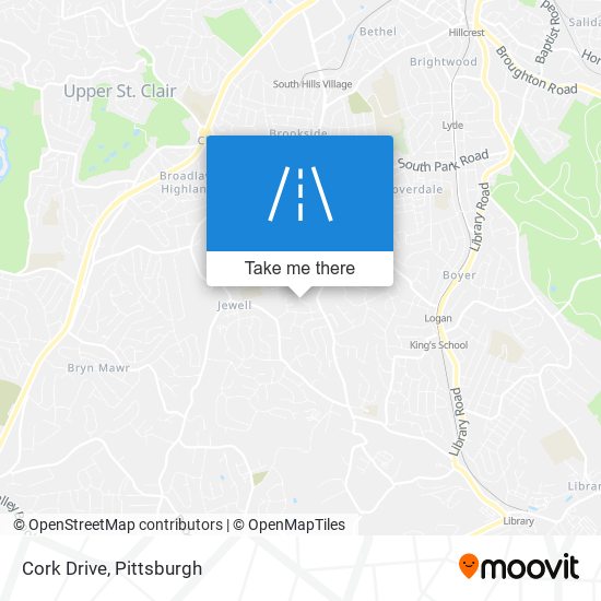 Mapa de Cork Drive