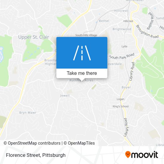 Mapa de Florence Street