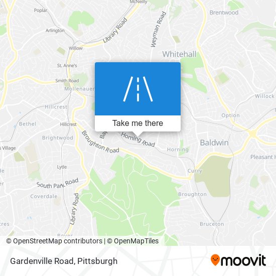 Mapa de Gardenville Road