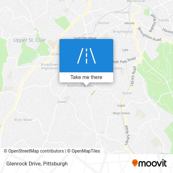 Mapa de Glenrock Drive
