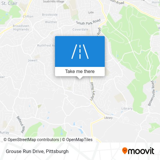 Mapa de Grouse Run Drive
