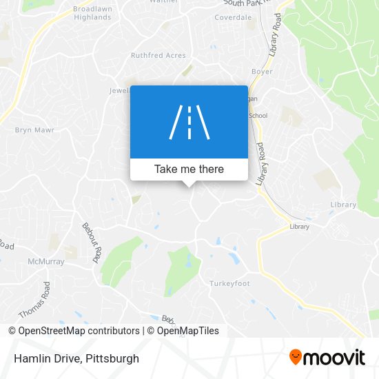 Mapa de Hamlin Drive