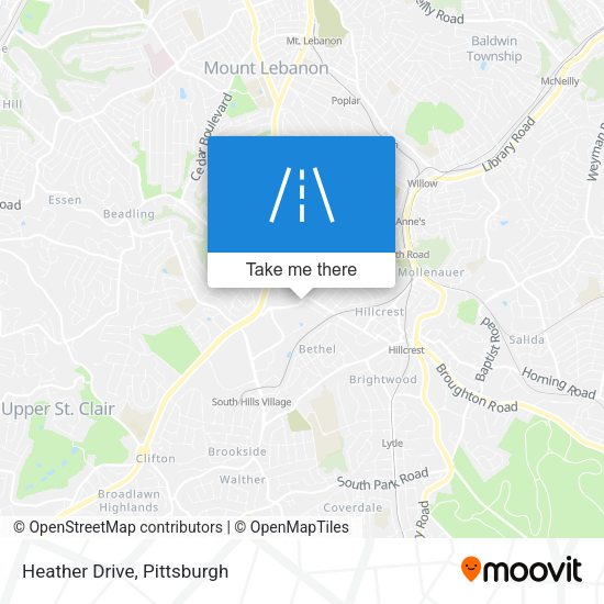 Mapa de Heather Drive