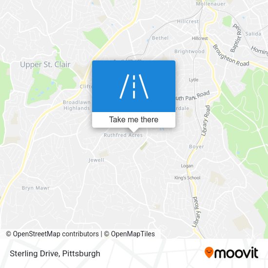 Mapa de Sterling Drive