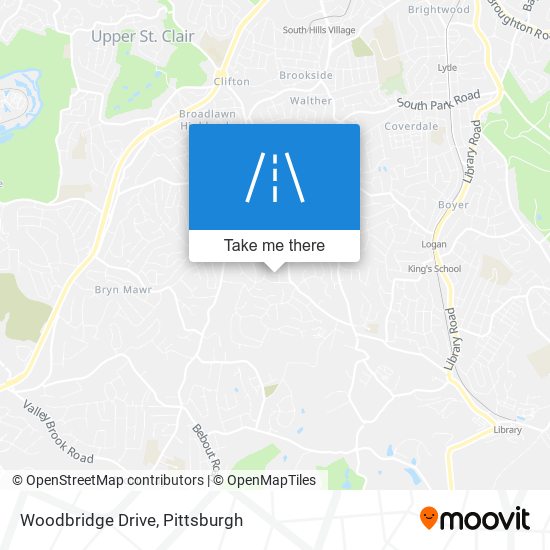 Mapa de Woodbridge Drive