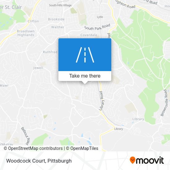 Mapa de Woodcock Court