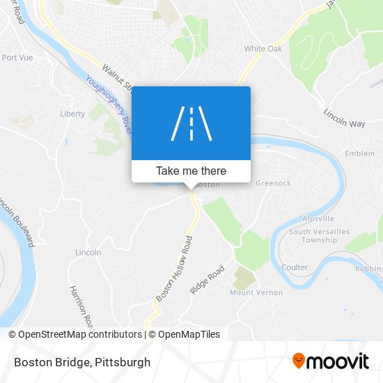 Mapa de Boston Bridge