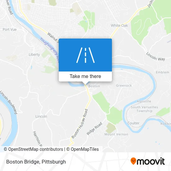 Boston Bridge map