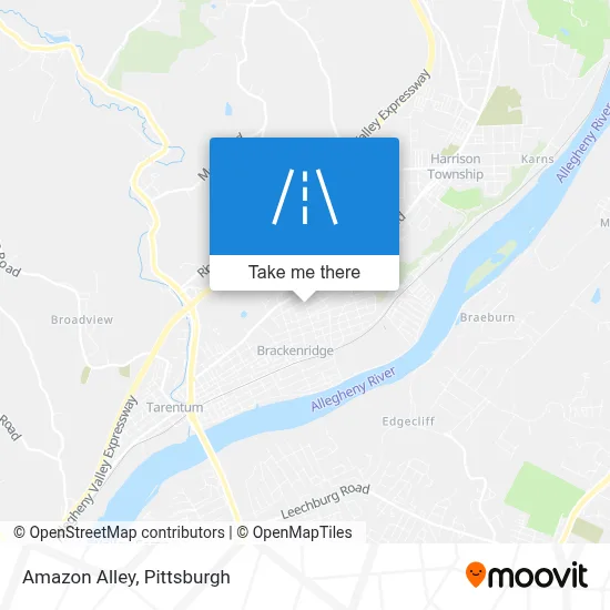 Amazon Alley map