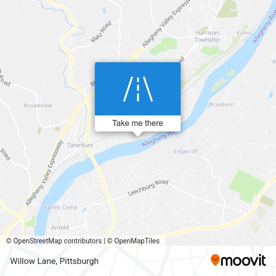 Mapa de Willow Lane
