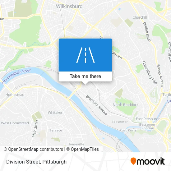 Division Street map