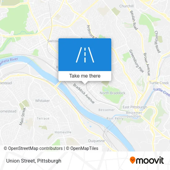 Union Street map