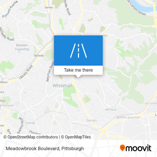 Meadowbrook Boulevard map