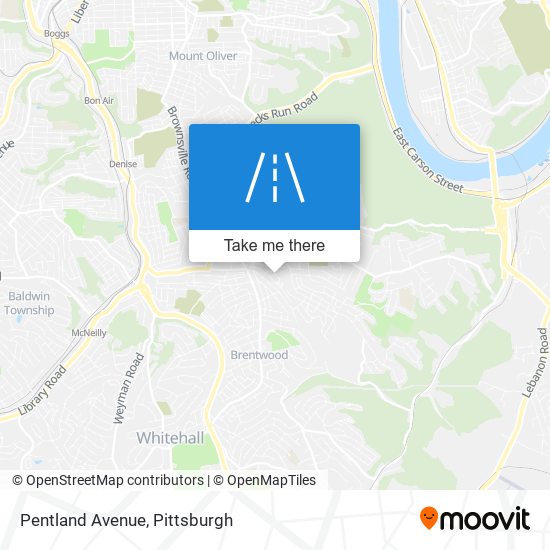 Pentland Avenue map