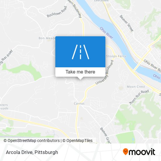 Arcola Drive map