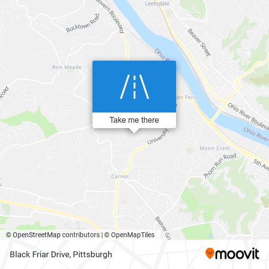 Mapa de Black Friar Drive