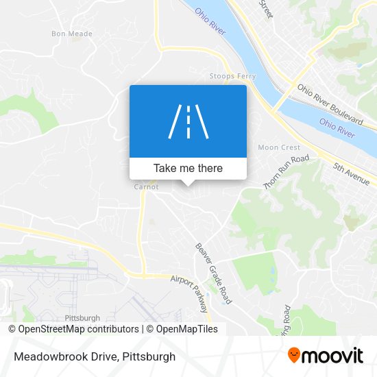 Meadowbrook Drive map