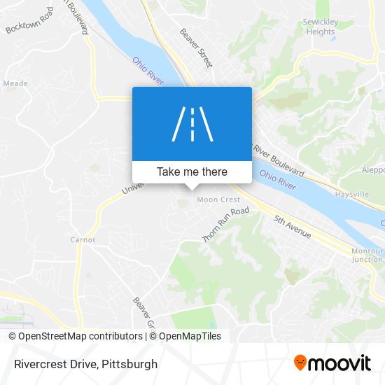 Rivercrest Drive map