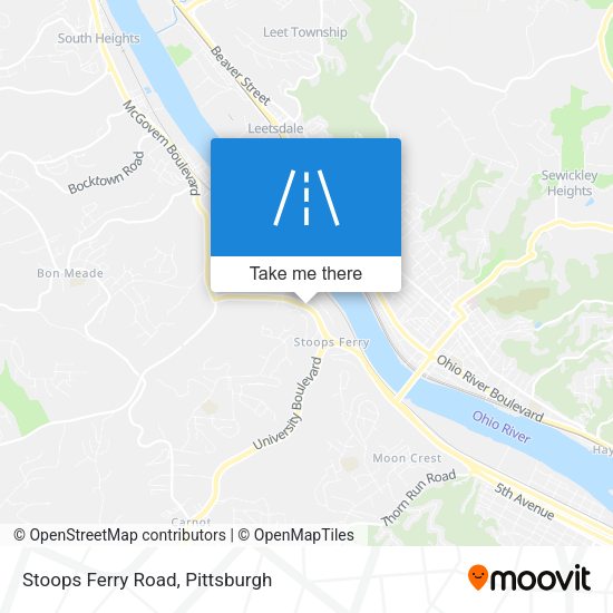 Mapa de Stoops Ferry Road